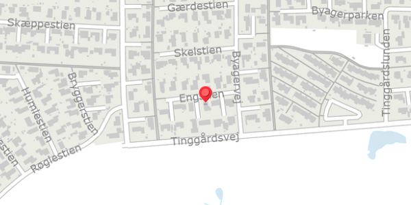 Trafikstøjkort på Engstien 9, . , 4030 Tune