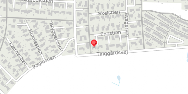 Trafikstøjkort på Engstien 21, . , 4030 Tune