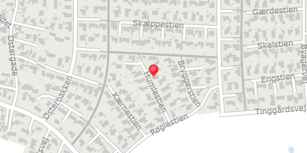 Trafikstøjkort på Humlestien 12, . , 4030 Tune