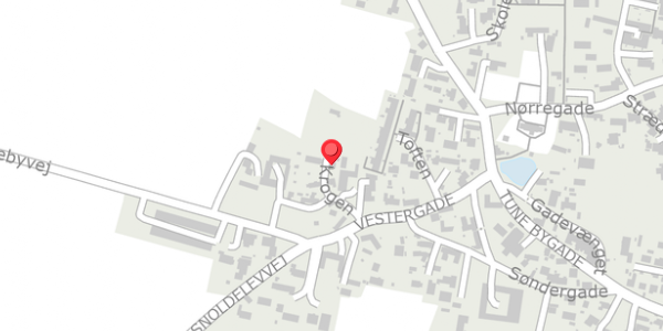 Trafikstøjkort på Krogen 8, . , 4030 Tune