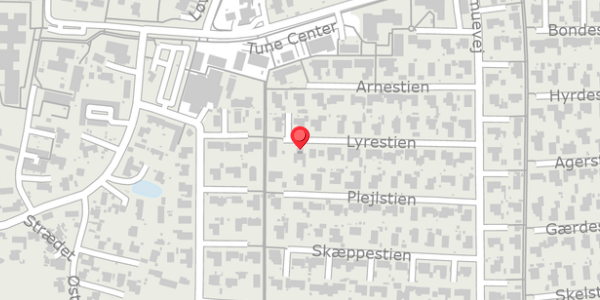 Trafikstøjkort på Lyrestien 19, . , 4030 Tune