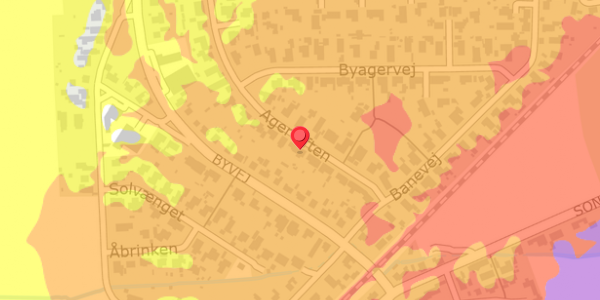 Trafikstøjkort på Agertoften 9, 4682 Tureby
