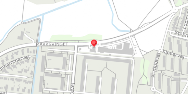 Trafikstøjkort på Marksvinget 21, 4600 Køge
