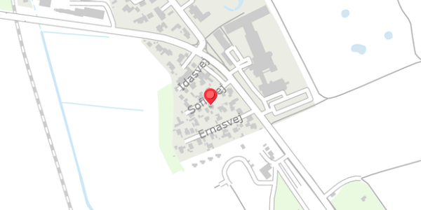 Trafikstøjkort på Sofievej 1, 4600 Køge