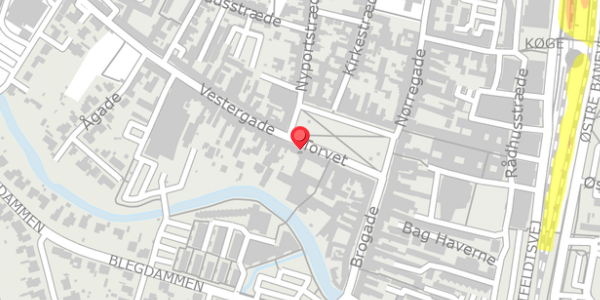 Trafikstøjkort på Torvet 21, . , 4600 Køge