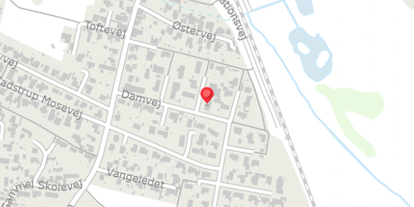 Trafikstøjkort på Damvej 21, 4621 Gadstrup