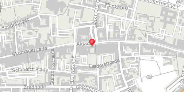 Trafikstøjkort på Algade 8B, 4000 Roskilde