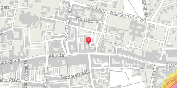 Trafikstøjkort på Algade 15V, . , 4000 Roskilde