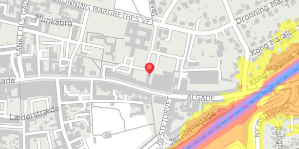 Trafikstøjkort på Algade 45B, . , 4000 Roskilde