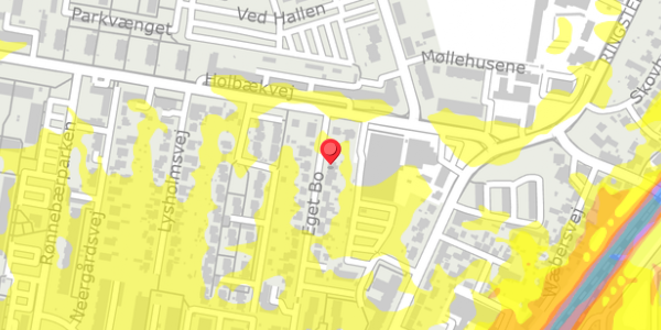 Trafikstøjkort på Eget Bo 3, . , 4000 Roskilde