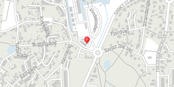 Trafikstøjkort på Vindeboder 1D, 4000 Roskilde