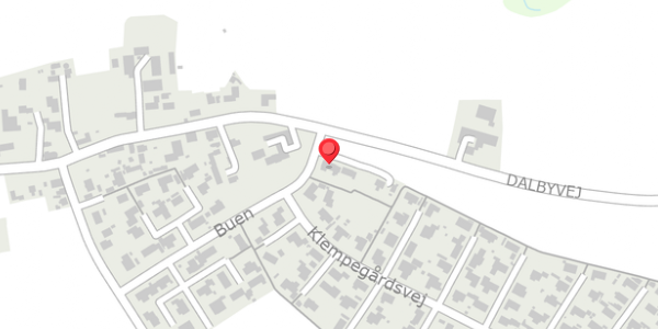 Trafikstøjkort på Buen 5, 4140 Borup