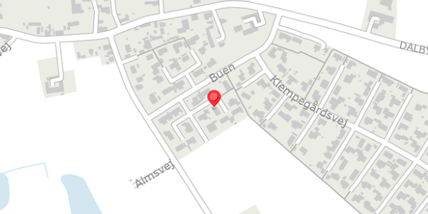 Trafikstøjkort på Buen 29, 4140 Borup