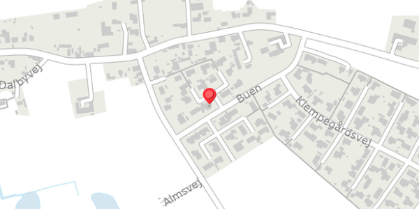 Trafikstøjkort på Buen 32, 4140 Borup