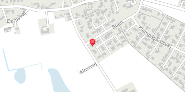 Trafikstøjkort på Buen 43, 4140 Borup