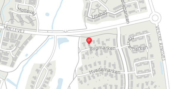 Trafikstøjkort på Bygmarken 10, . , 4140 Borup