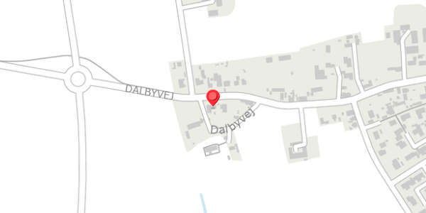 Trafikstøjkort på Dalbyvej 6, . , 4140 Borup