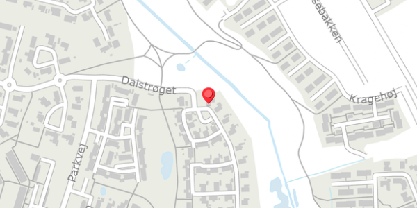 Trafikstøjkort på Dalstrøget 1, 4140 Borup