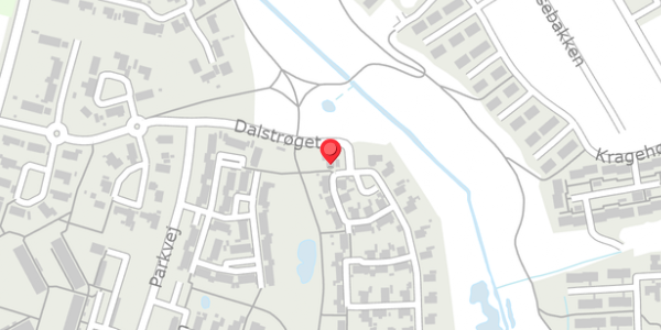 Trafikstøjkort på Dalstrøget 8, 4140 Borup