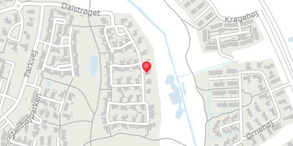 Trafikstøjkort på Dalstrøget 13, 4140 Borup