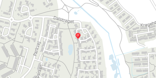 Trafikstøjkort på Dalstrøget 14A, 4140 Borup