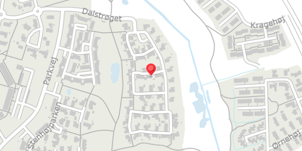 Trafikstøjkort på Dalstrøget 32B, 4140 Borup