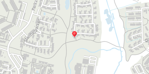 Trafikstøjkort på Dalstrøget 80, 4140 Borup