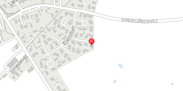 Trafikstøjkort på Ejetoften 21, 4632 Bjæverskov
