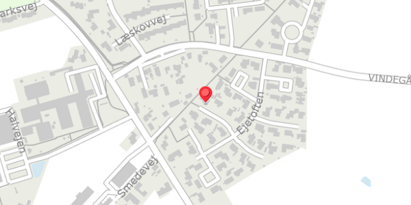 Trafikstøjkort på Ejetoften 35, 4632 Bjæverskov