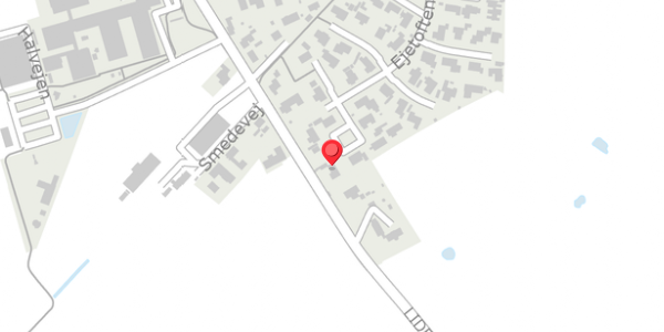 Trafikstøjkort på Ejetoften 44, 4632 Bjæverskov