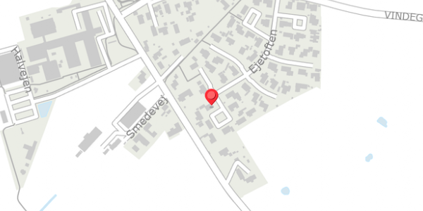 Trafikstøjkort på Ejetoften 47, 4632 Bjæverskov