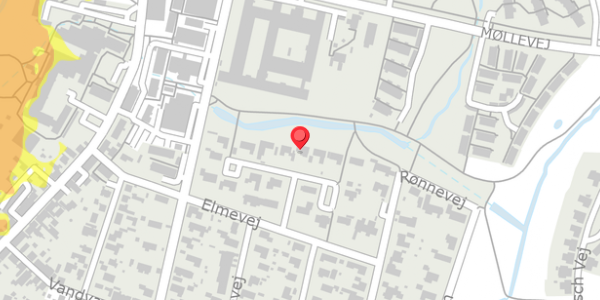 Trafikstøjkort på Elmevej 21, 4140 Borup