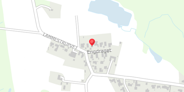 Trafikstøjkort på Engdraget 5, 4140 Borup