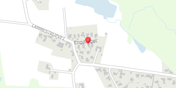 Trafikstøjkort på Engdraget 8, 4140 Borup
