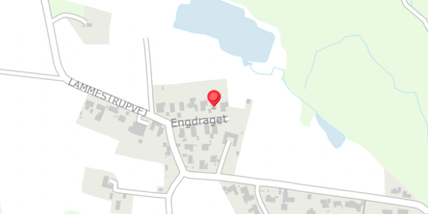 Trafikstøjkort på Engdraget 11, 4140 Borup