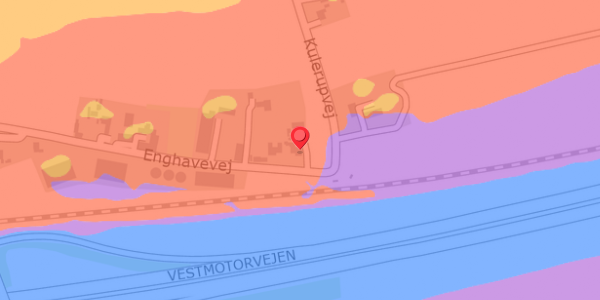 Trafikstøjkort på Enghavevej 2, 4100 Ringsted