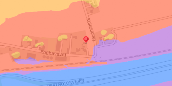 Trafikstøjkort på Enghavevej 4, 4100 Ringsted