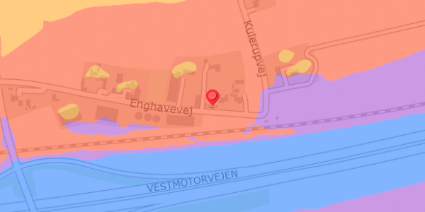 Trafikstøjkort på Enghavevej 8, . , 4100 Ringsted