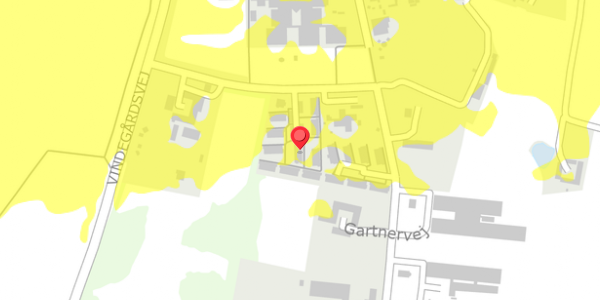 Trafikstøjkort på Gartnerhusene 13, 4632 Bjæverskov