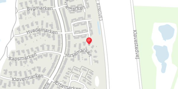 Trafikstøjkort på Hirsemarken 7, . , 4140 Borup
