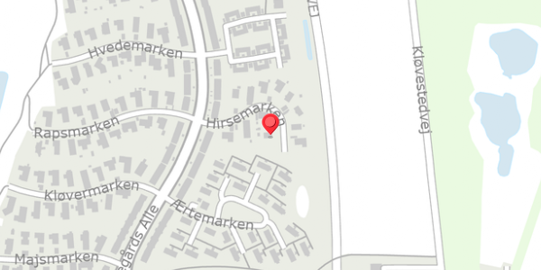 Trafikstøjkort på Hirsemarken 8, . , 4140 Borup