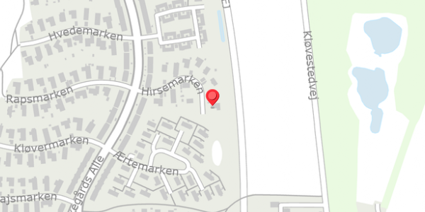 Trafikstøjkort på Hirsemarken 15, . , 4140 Borup