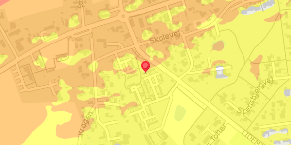 Trafikstøjkort på Kildebjerggård 21, 4632 Bjæverskov
