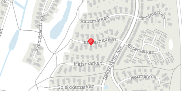 Trafikstøjkort på Kløvermarken 9, . , 4140 Borup