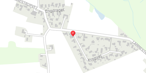 Trafikstøjkort på Krogvej 2, 4140 Borup