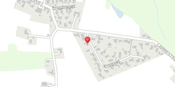 Trafikstøjkort på Krogvej 4, 4140 Borup