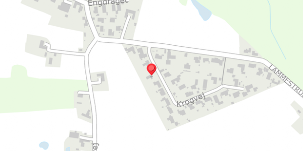 Trafikstøjkort på Krogvej 6, 4140 Borup