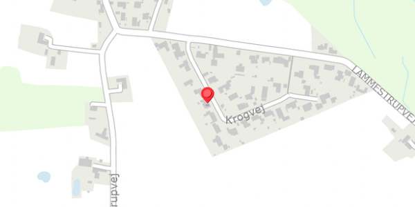 Trafikstøjkort på Krogvej 10, 4140 Borup