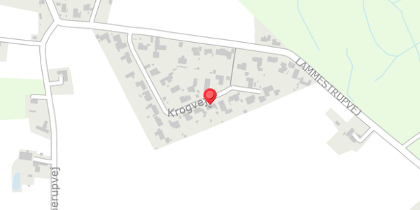 Trafikstøjkort på Krogvej 22, 4140 Borup