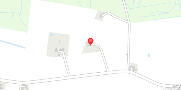 Trafikstøjkort på Nyvangsvej 95, 4100 Ringsted